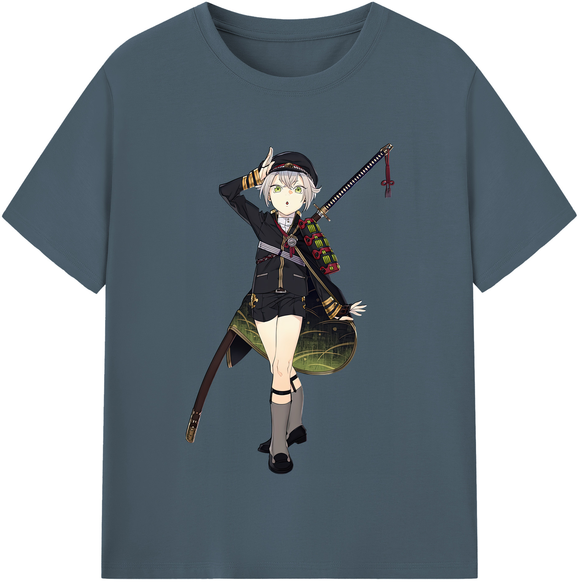 （画像用） 刀剣乱舞 Touken Ranbu 綿100％半袖Tシャツ（フロントプリント）